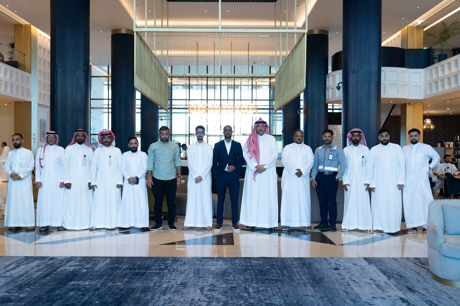 Sanad team with corporate partners in Saudi Arabia